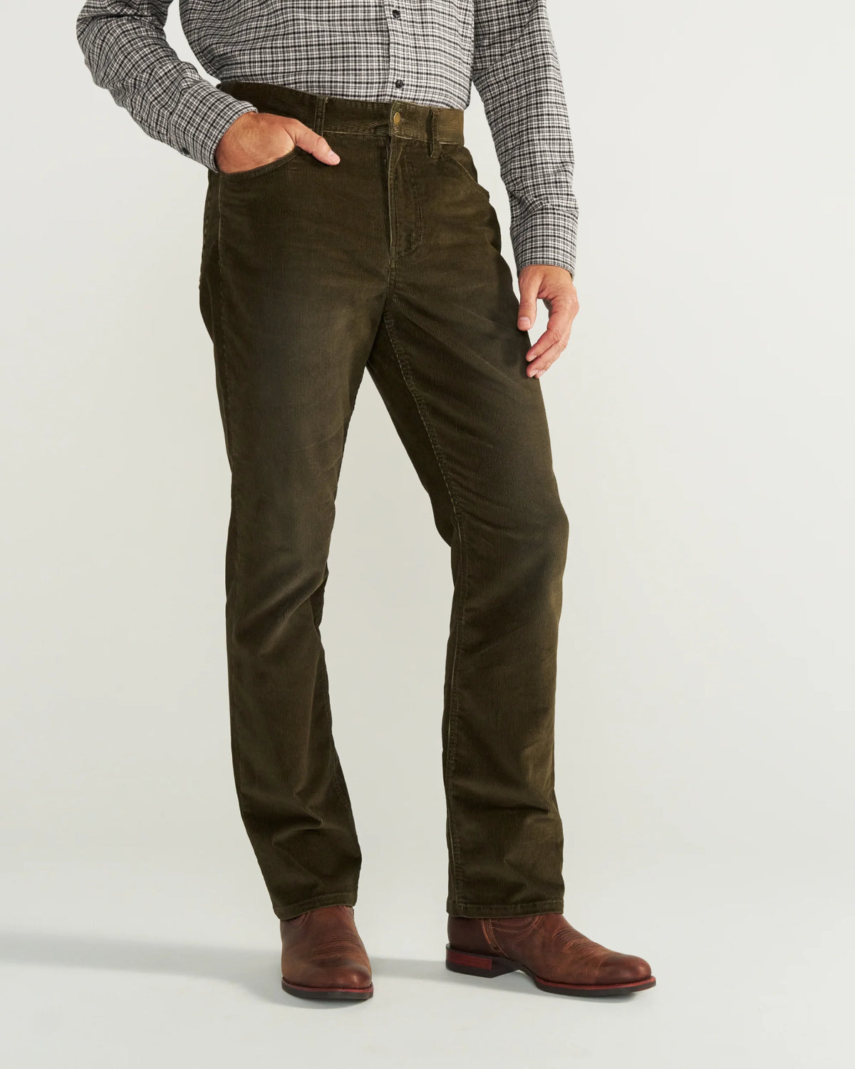 Men's Slim Straight Stretch Corduroy