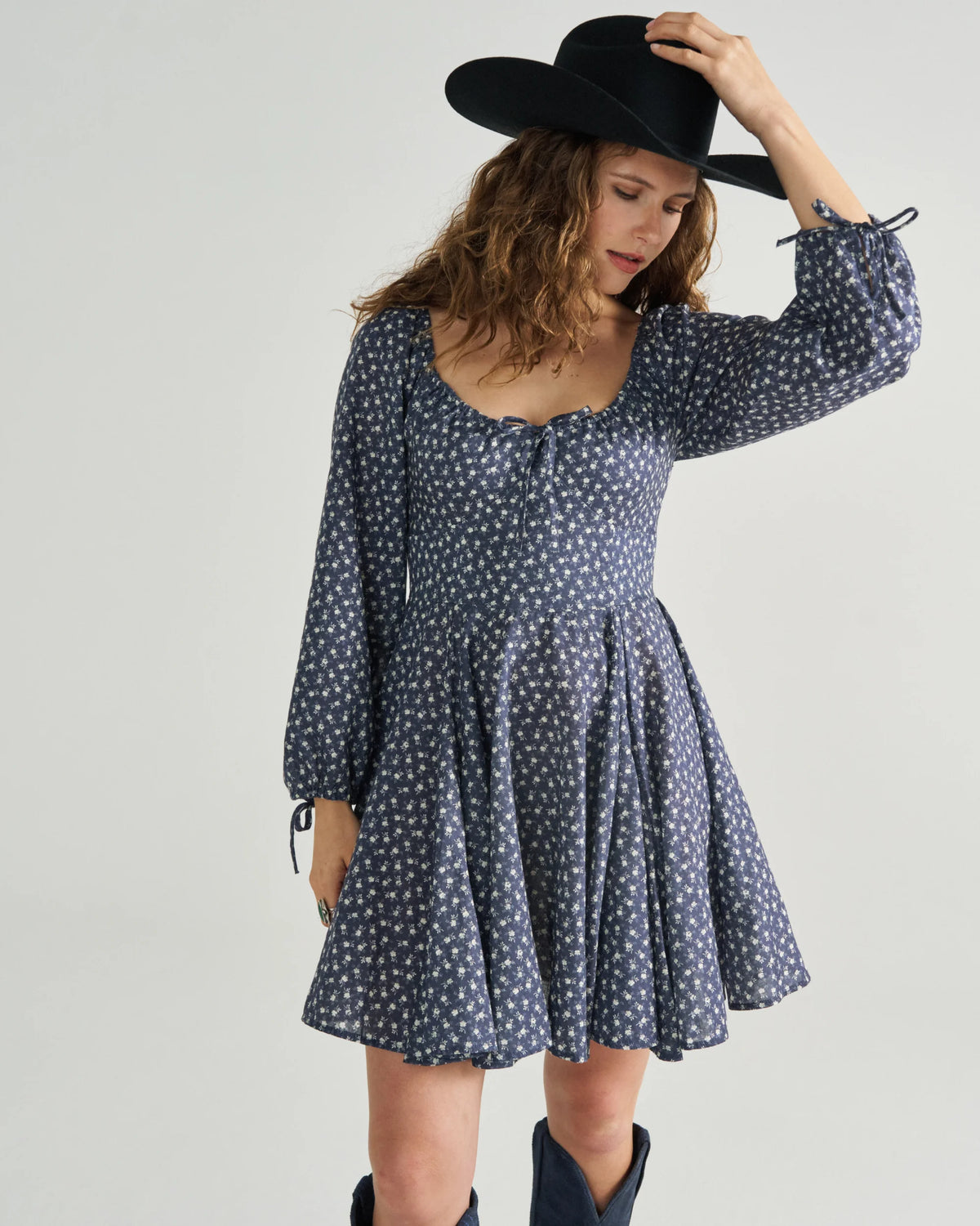 Women's Long Sleeve Mini Dress