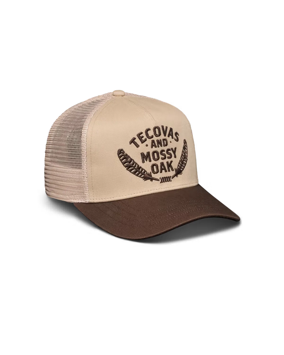 Tecovas x Mossy Oak Feather Logo Trucker