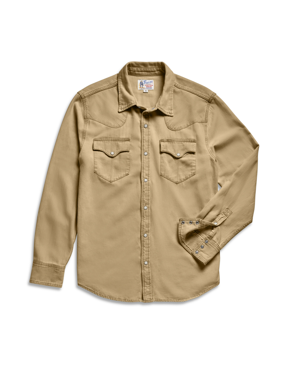 Men's Denim Long Sleeve Pearl Snap
