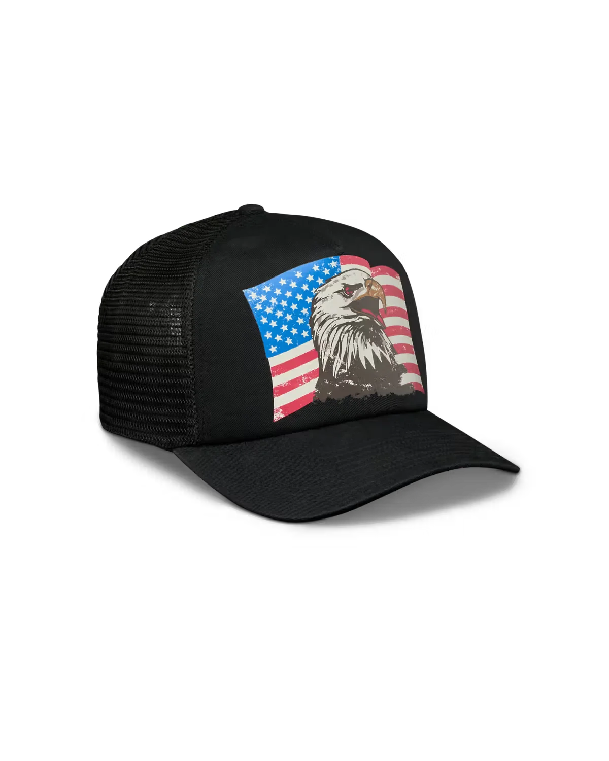 Eagle and Flag Trucker