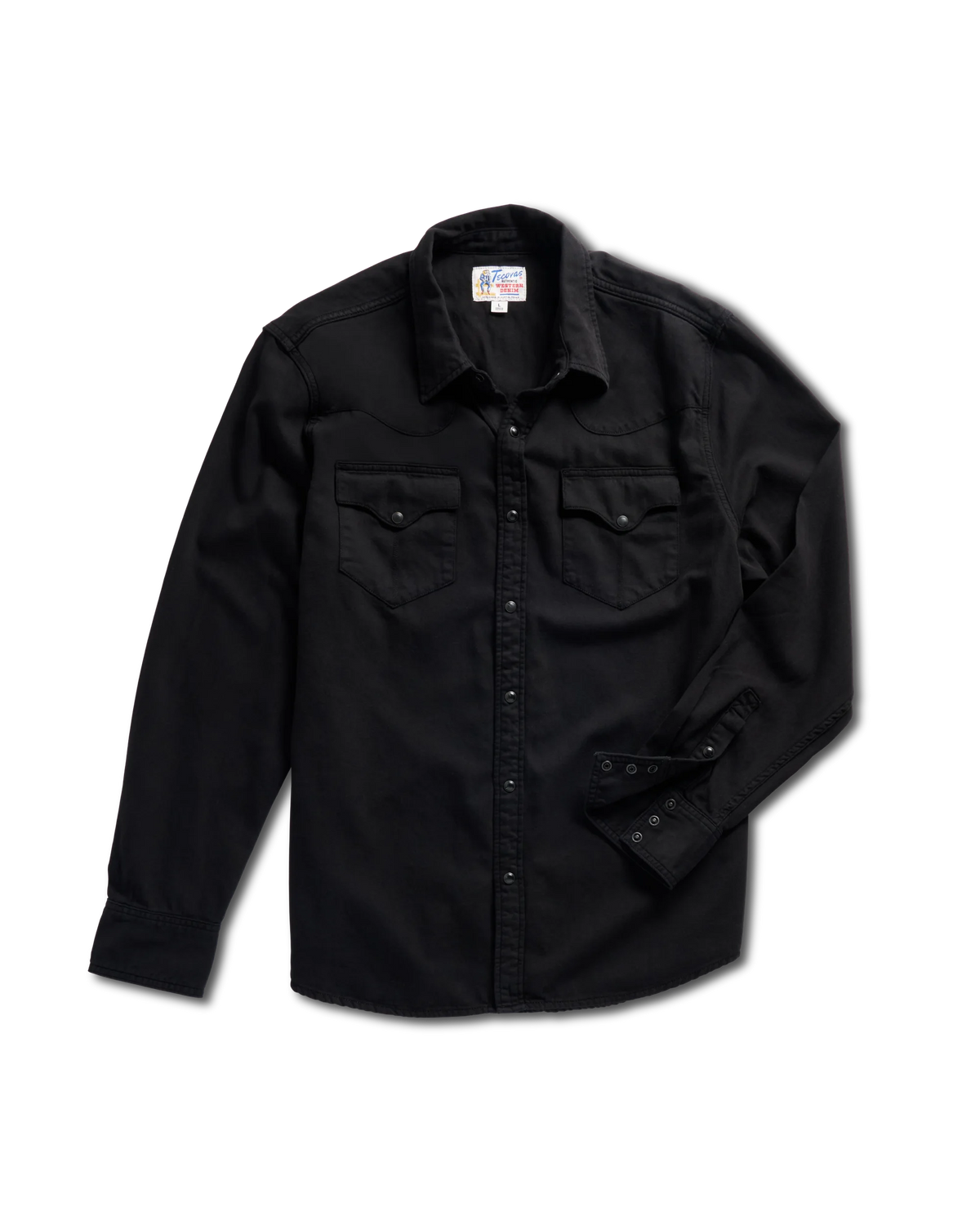 Men's Denim Long Sleeve Pearl Snap