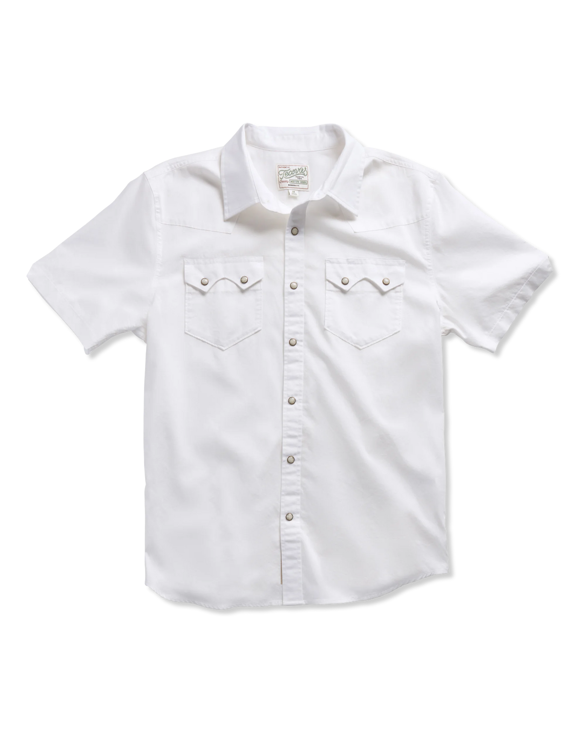 Men's Vintage Weight Short Sleeve Pearl Snap
