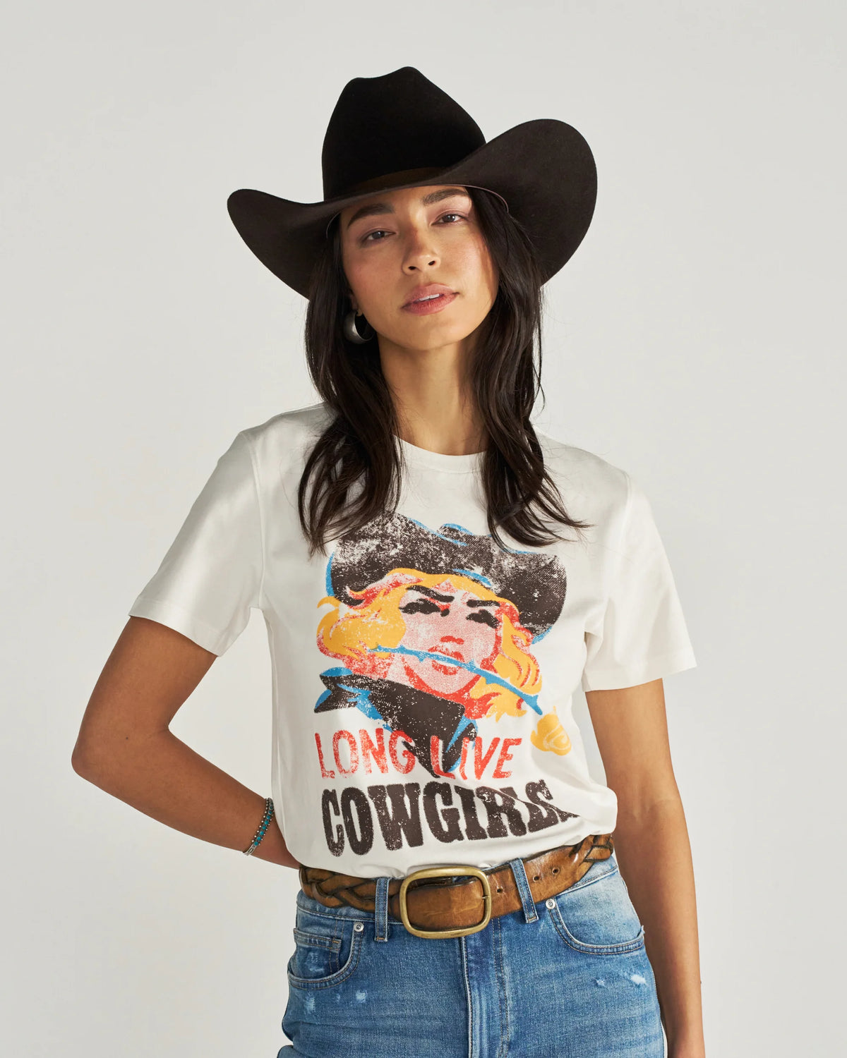 Women's Long Live Cowgirls Tee