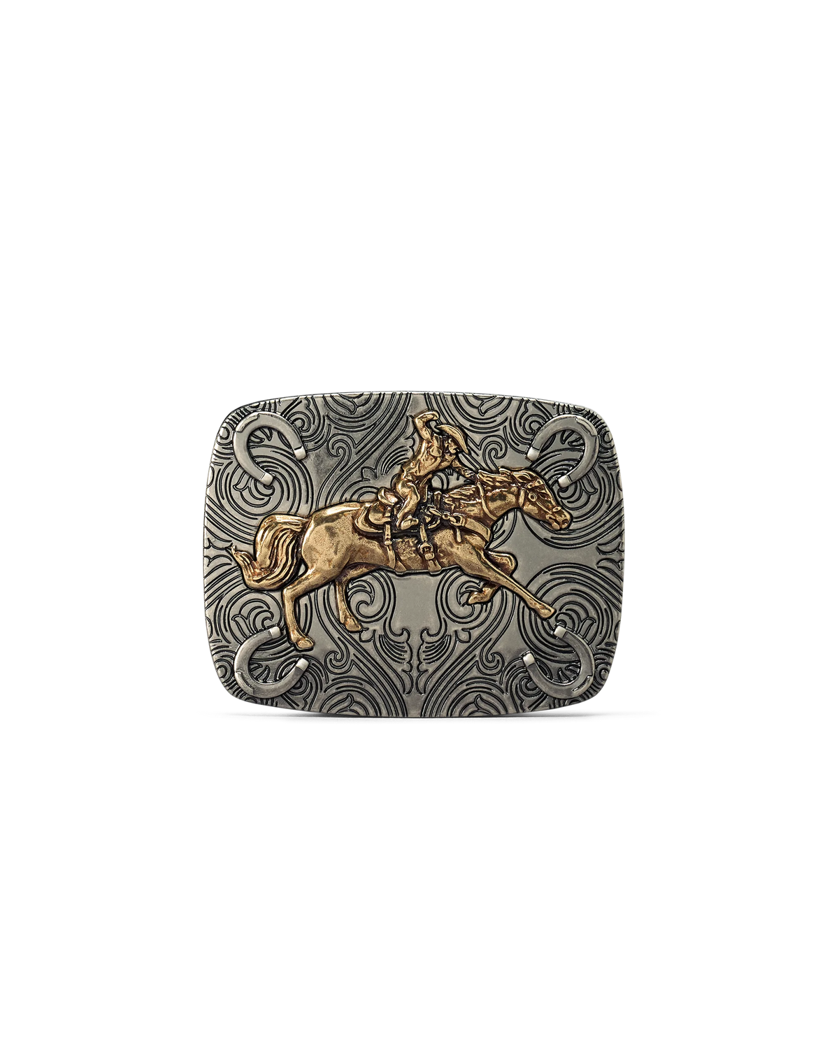 Cowboy Horseshoe Buckle